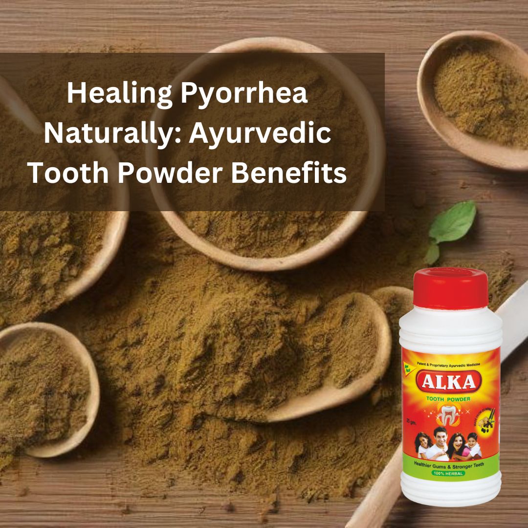 Ayurvedic tooth powder for pyorrhea